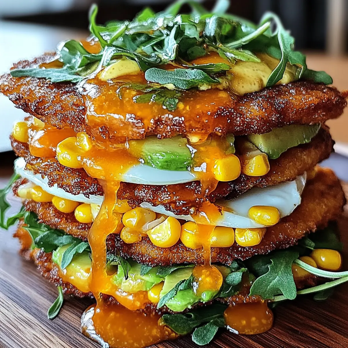 Corn Fritter Breakfast Sandwiches that Brighten Your Mornings