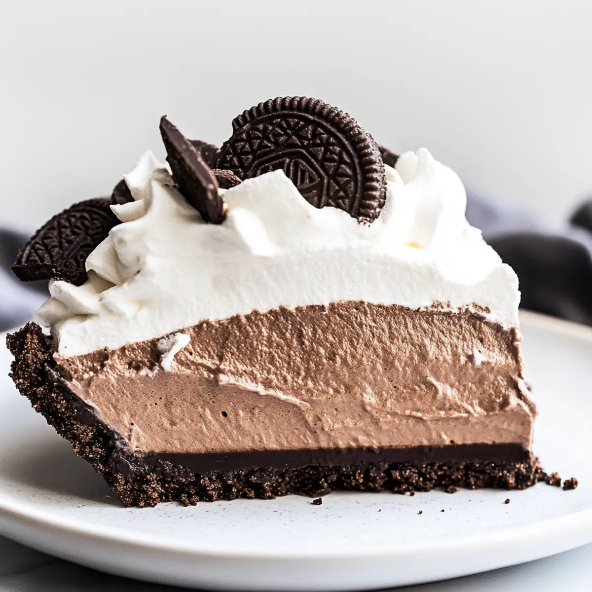 Irresistible French Silk Pie with Oreo Crust Delight