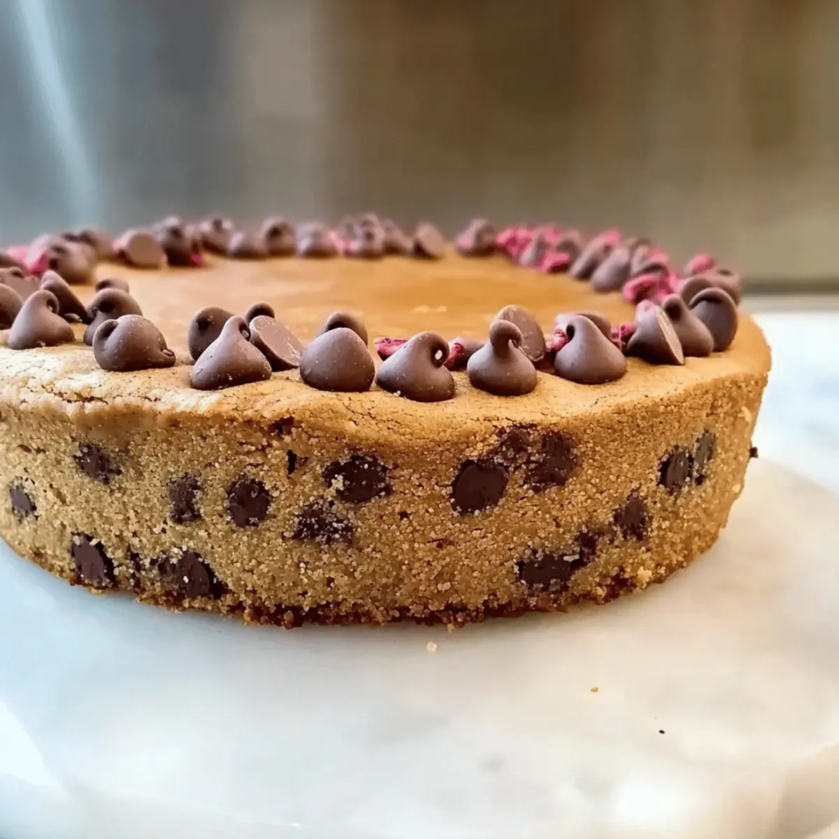 Decadent American Cookie Cake That's Soft and Chewy