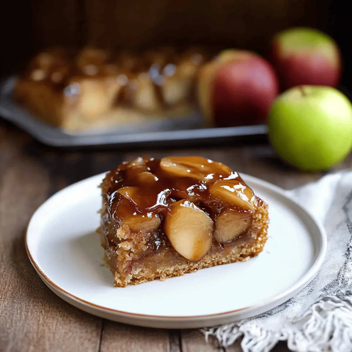 Irresistible Apple Cinnamon Cake with Gooey Caramel Magic