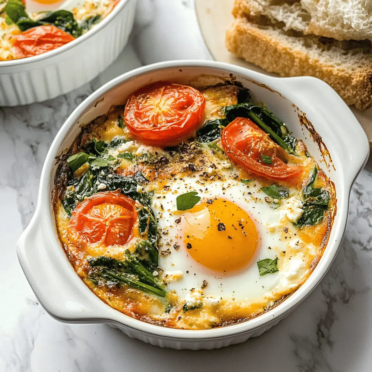 Baked Feta Eggs: A Creamy Mediterranean Morning Delight