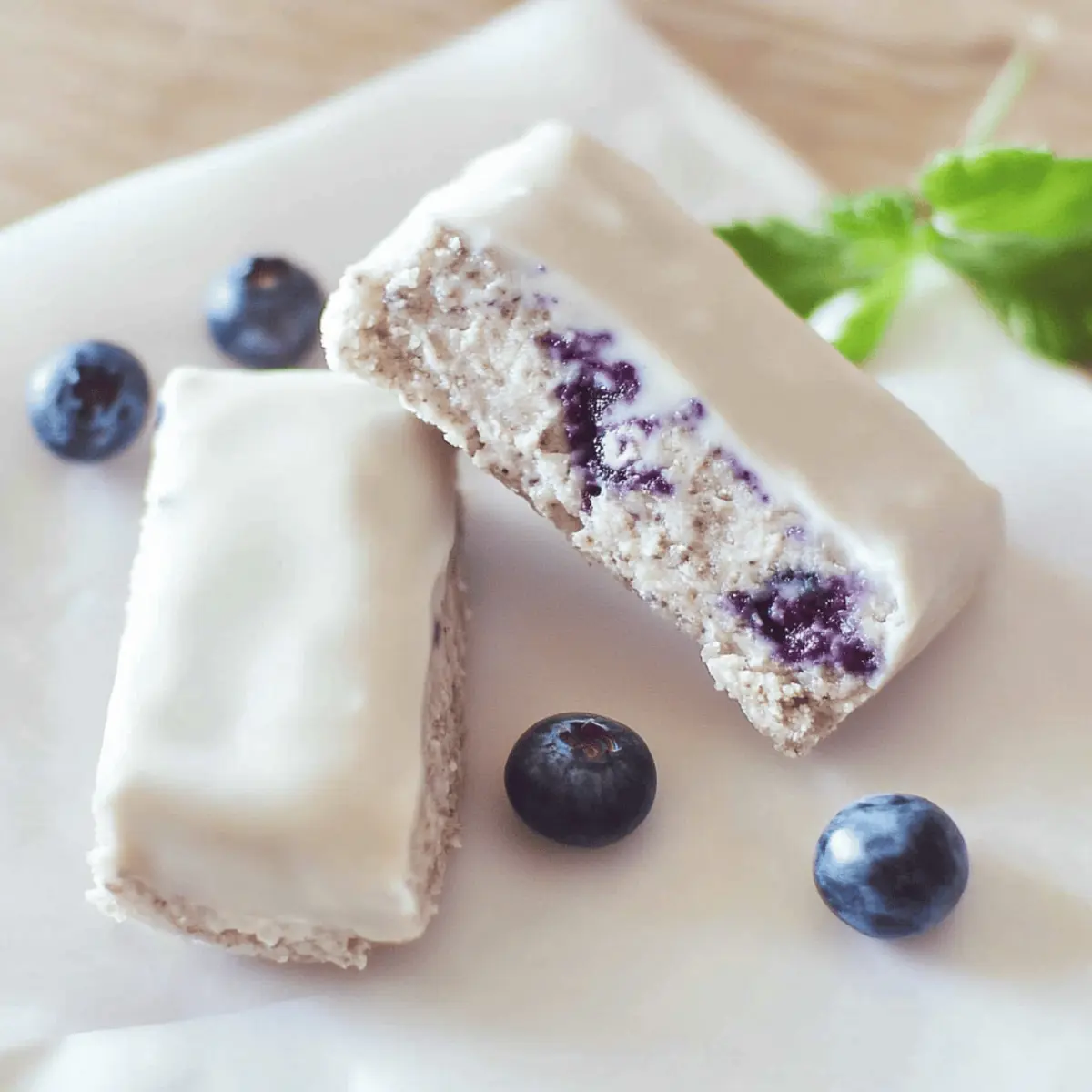 Blueberry Greek Yogurt Protein Bars for Guilt-Free Snacking