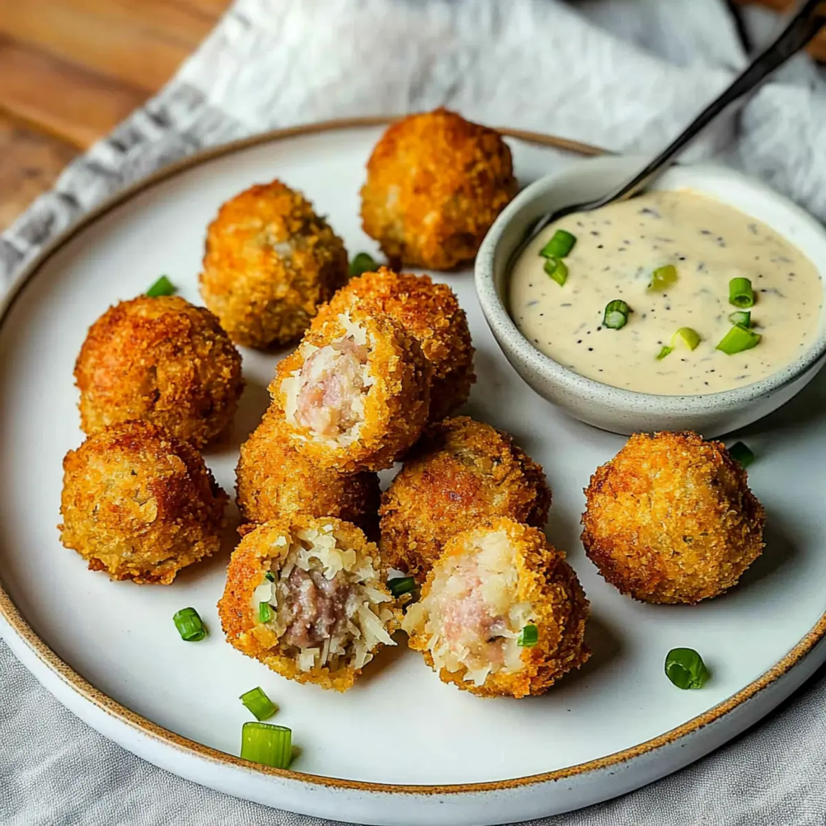 Crispy Brat Sausage Sauerkraut Balls: Perfect Oktoberfest Snack