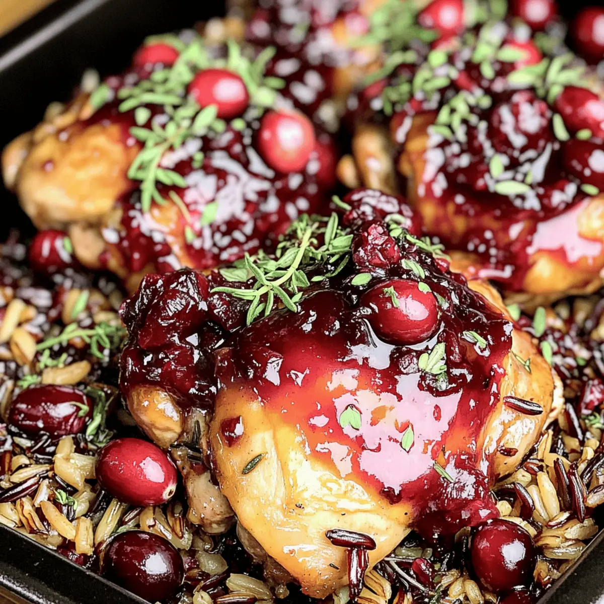 Cranberry Glazed Chicken Thighs for Cozy Dinner Nights