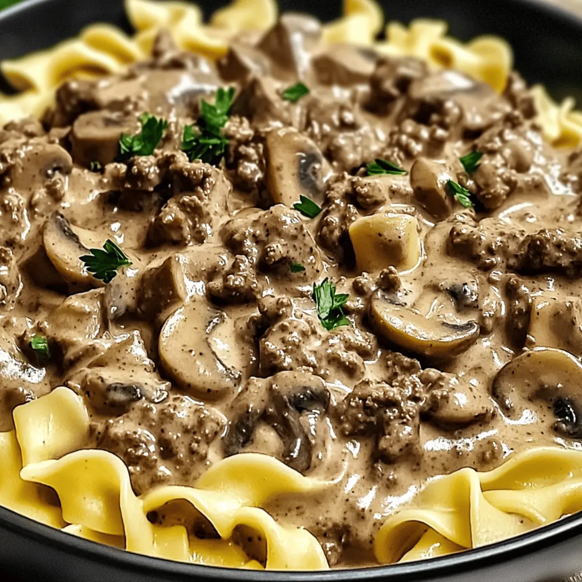 Creamy Ground Beef Stroganoff: Your New Comfort Food Classic