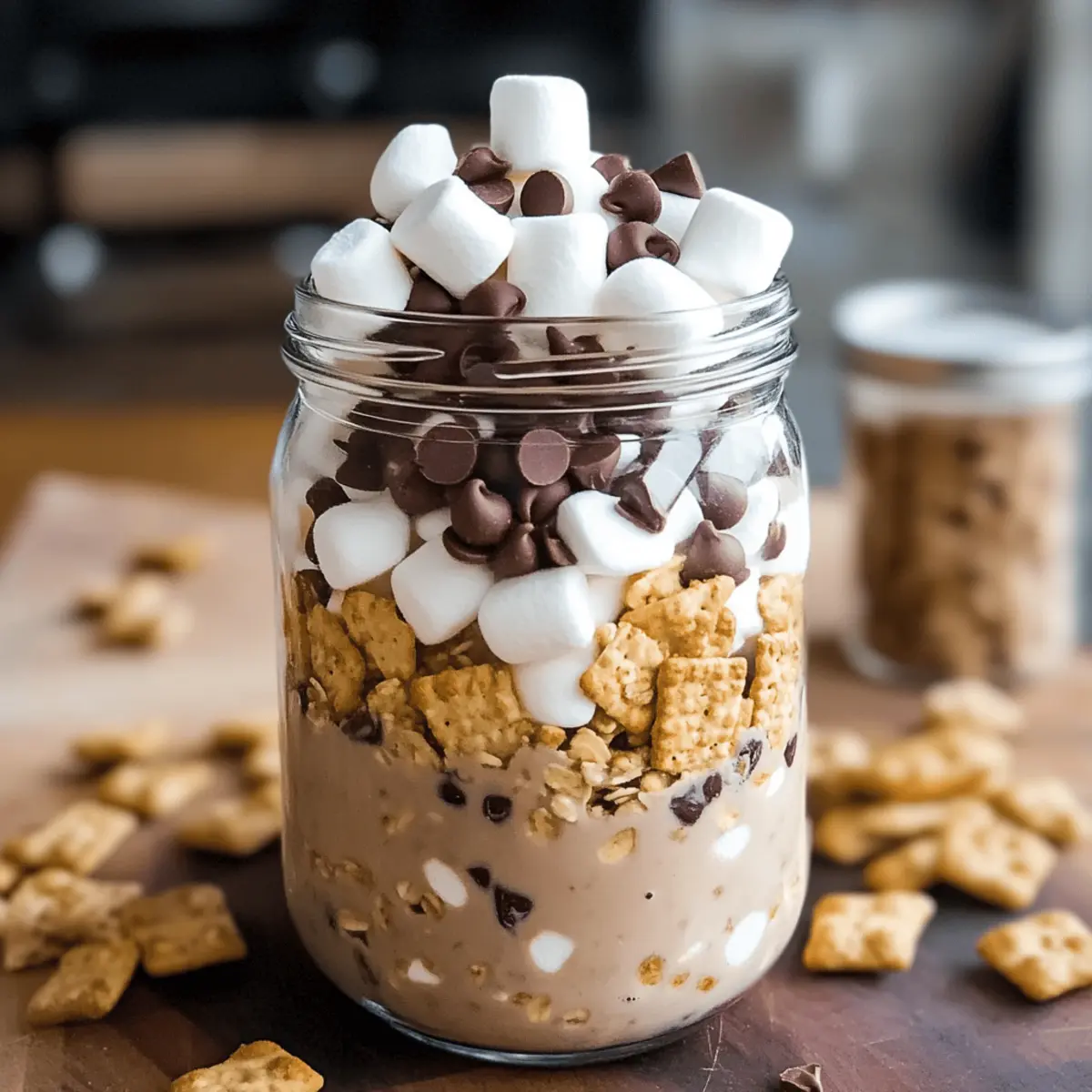 Decadent S’mores Overnight Oats
