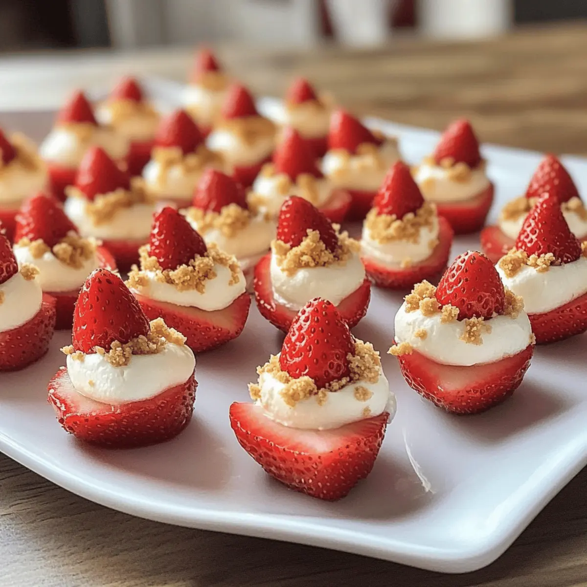Deviled Strawberries: Sweet Cheesecake Bites You Can't Resist