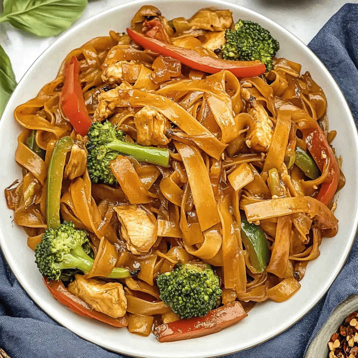 Savoring Drunken Noodles: Quick Thai Comfort in Every Bite