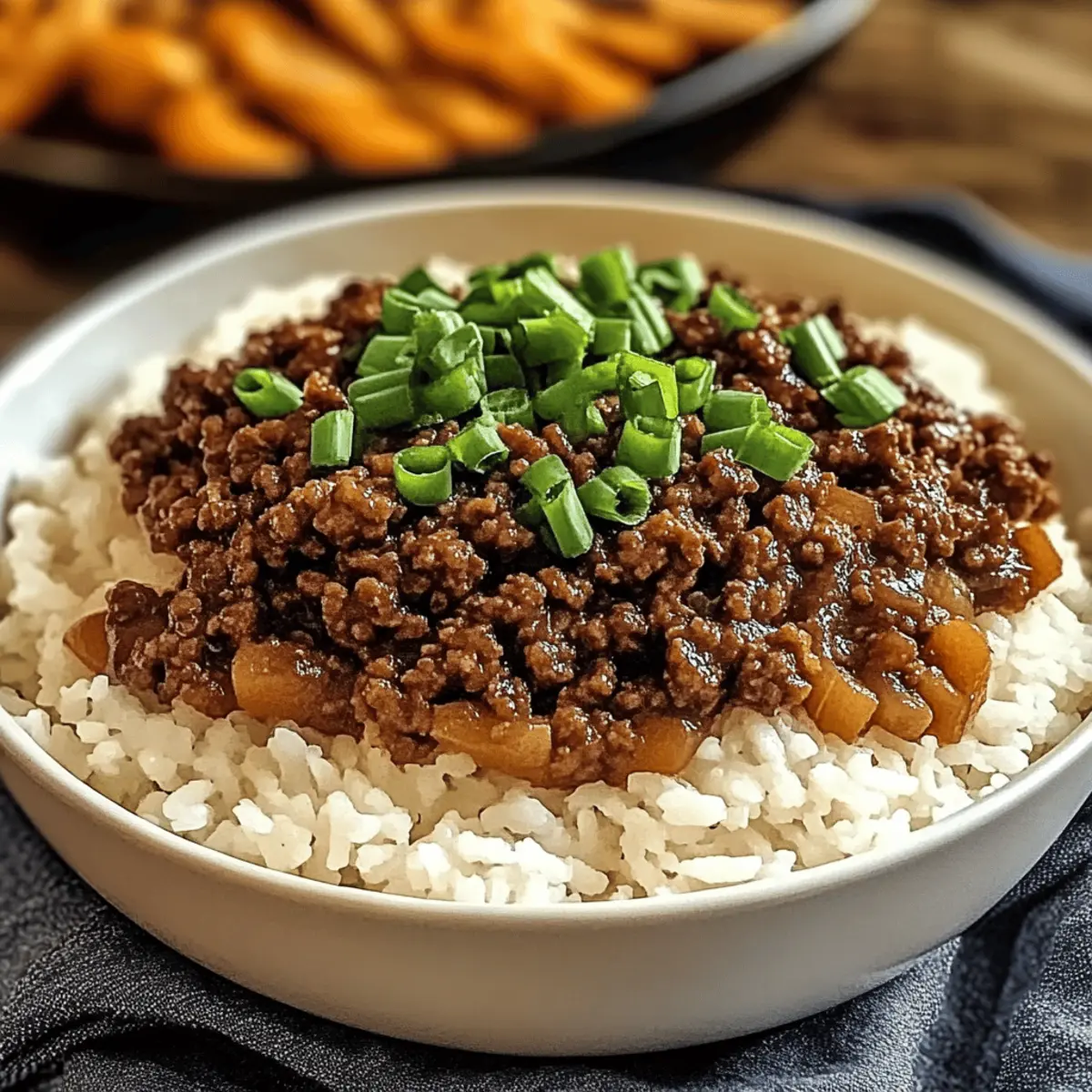 Quick and Savory Korean Ground Beef Bowl for Busy Nights