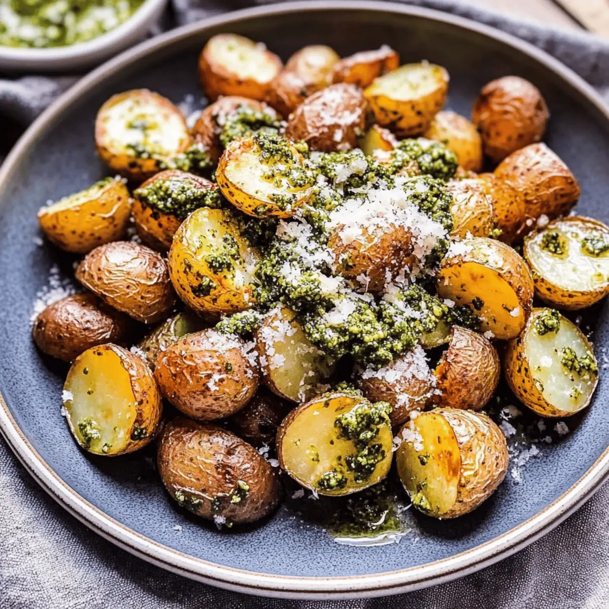 Crispy Parmesan Pesto Roasted Potatoes You’ll Love