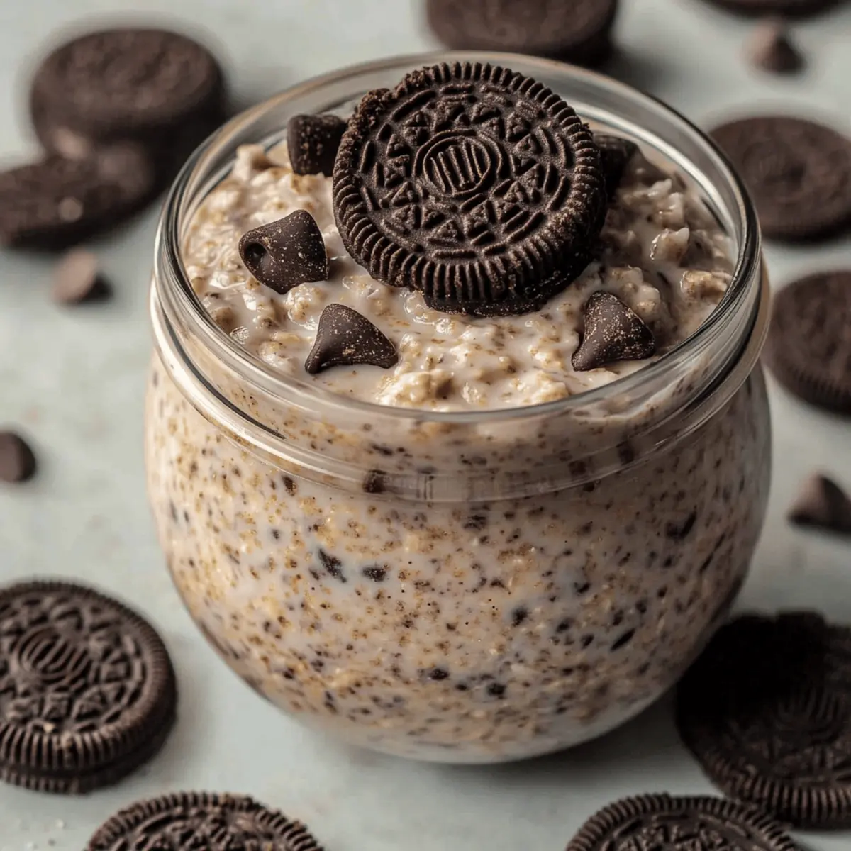 Prep Cookies and Cream Oreo Overnight Oats