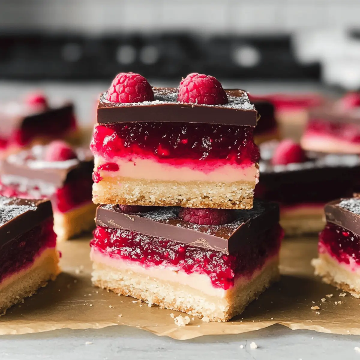 Decadent Raspberry Caramel Millionaires Shortbread Bliss