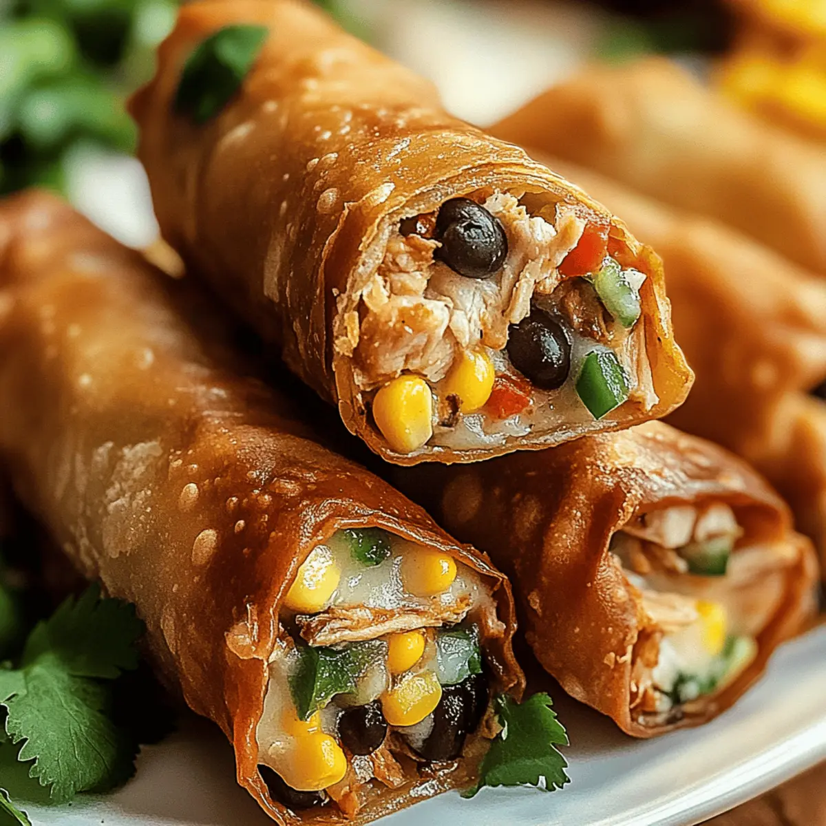 Irresistible Southwest Chicken Egg Rolls: Crunchy & Flavorful
