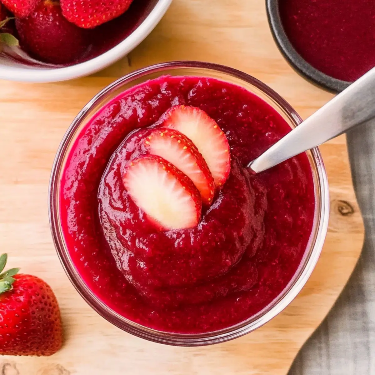Strawberry Beet Instant Pot Applesauce for a Healthy Treat