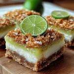 Tropical Chill Coconut Lime Bars