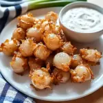 Bite-Sized Blooming Onions with Buttermilk Ranch Dip