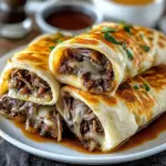 French Dip Tortilla Roll Ups