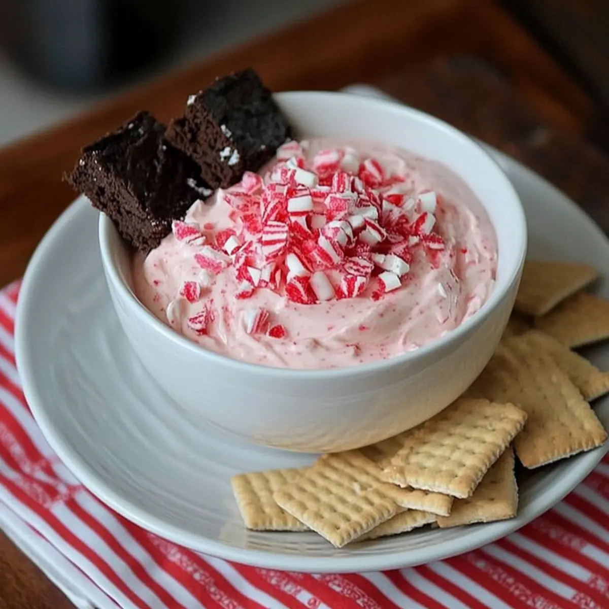 Festive Peppermint Dip: Quick, Creamy Holiday Delight