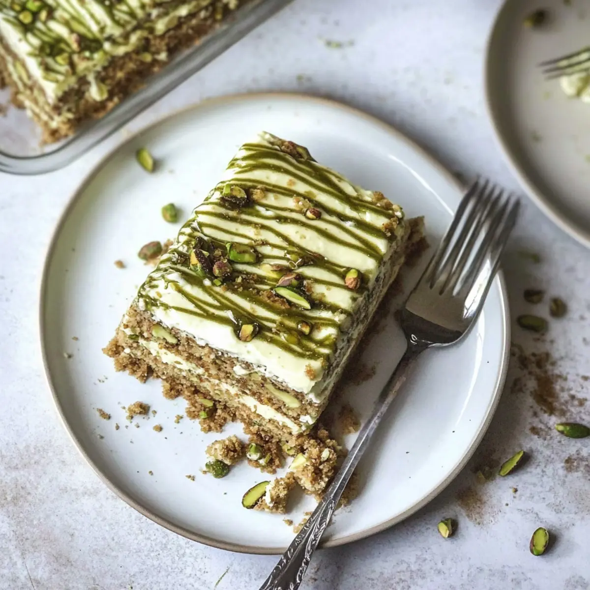 Indulgent Pistachio Tiramisu That Melts in Your Mouth
