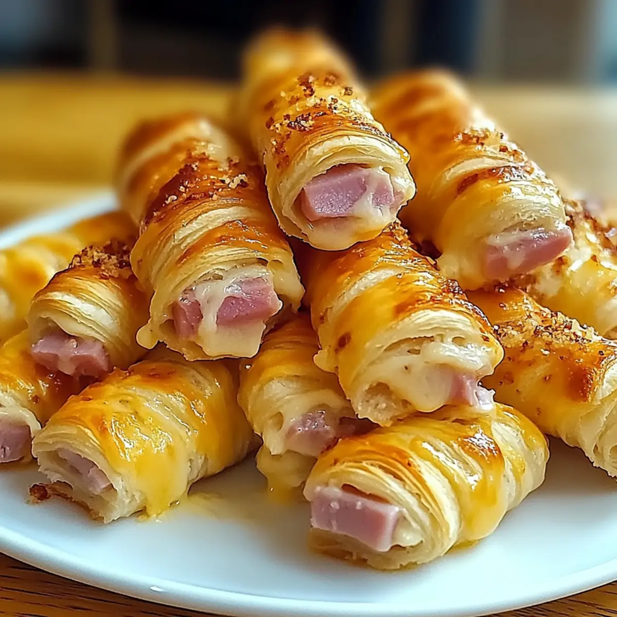 Gooey Ham and Cheese Sticks That Will Make You Smile