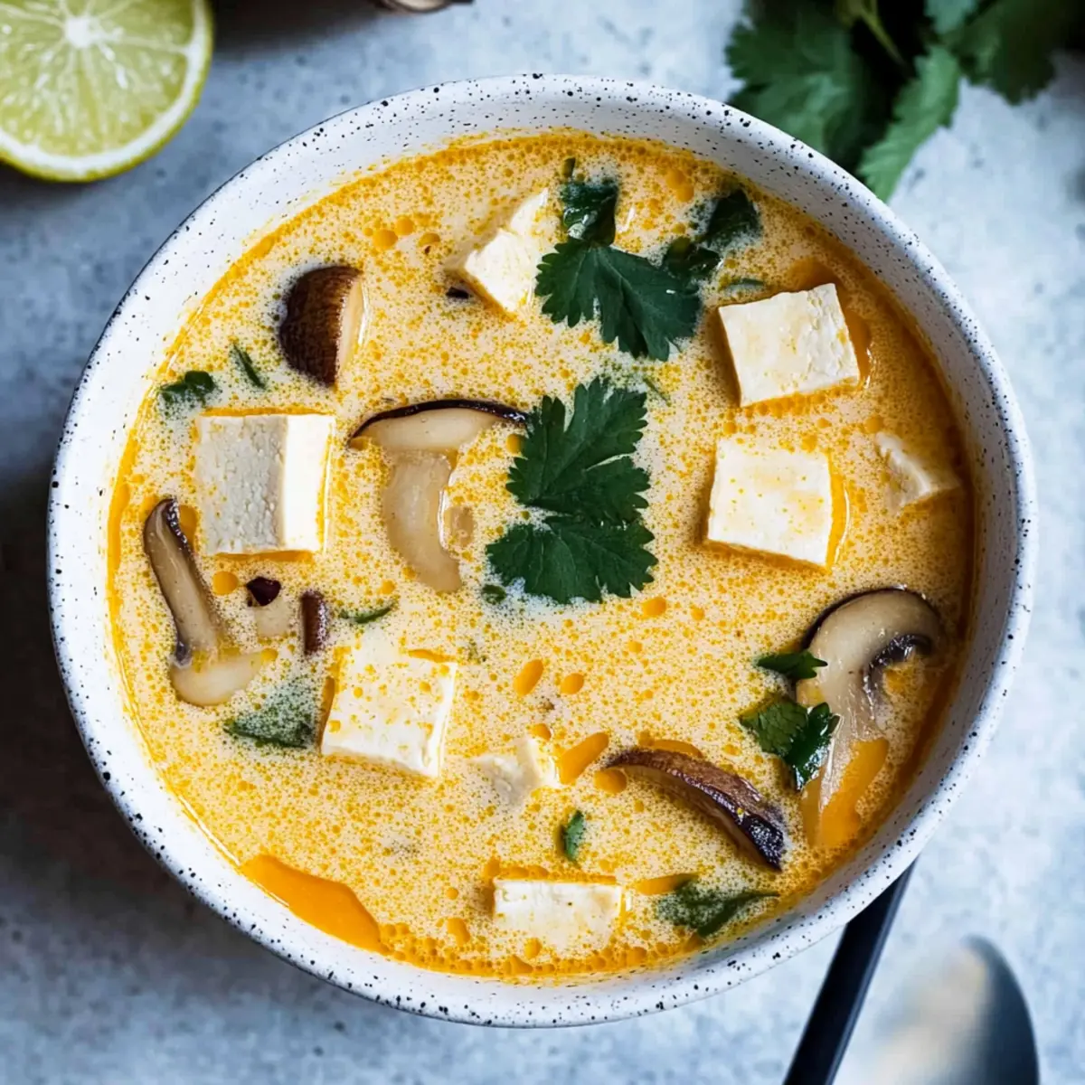 Creamy Vegan Tom Kha Soup for Cozy Nights In