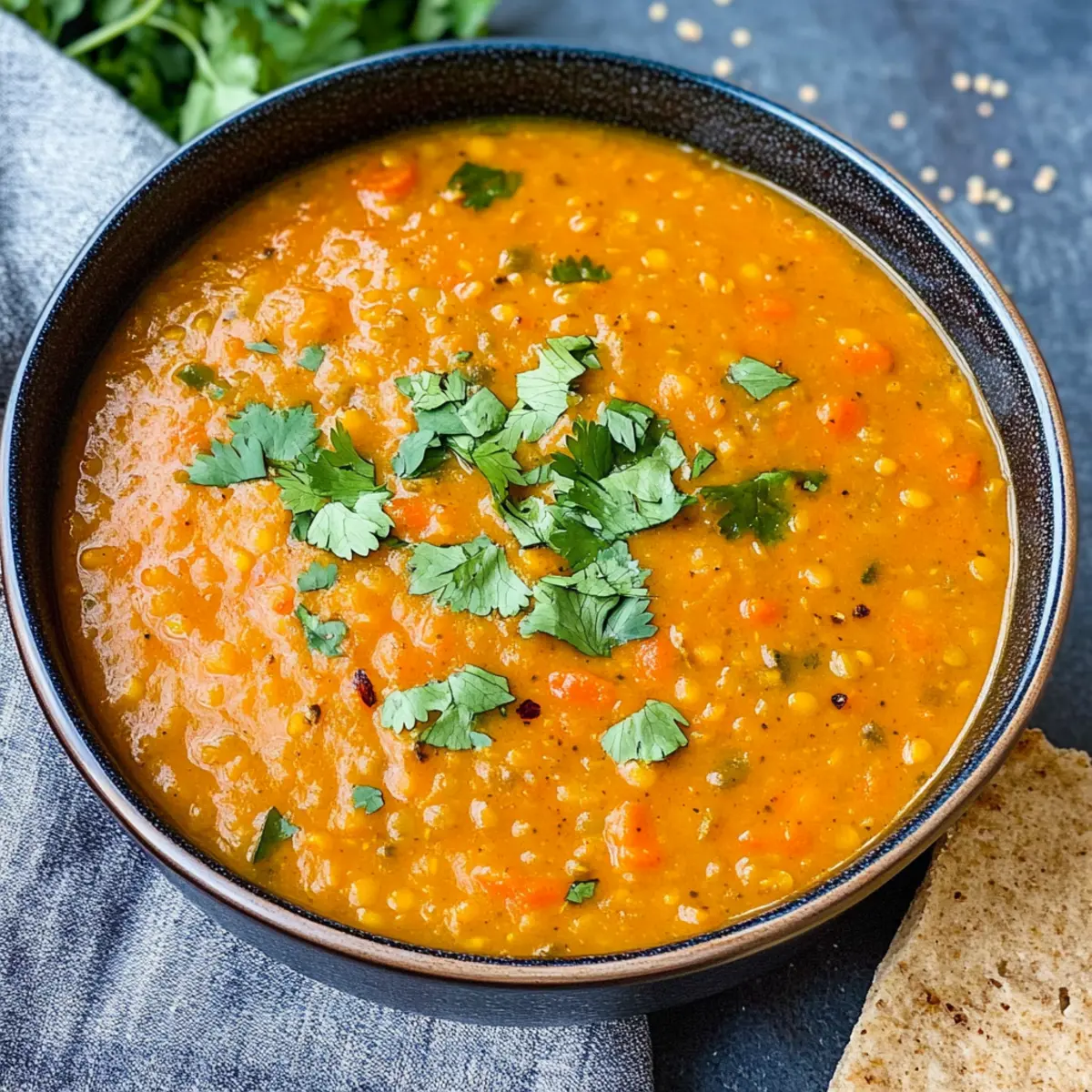 Comforting Spiced Carrot and Lentil Soup for Chilly Days