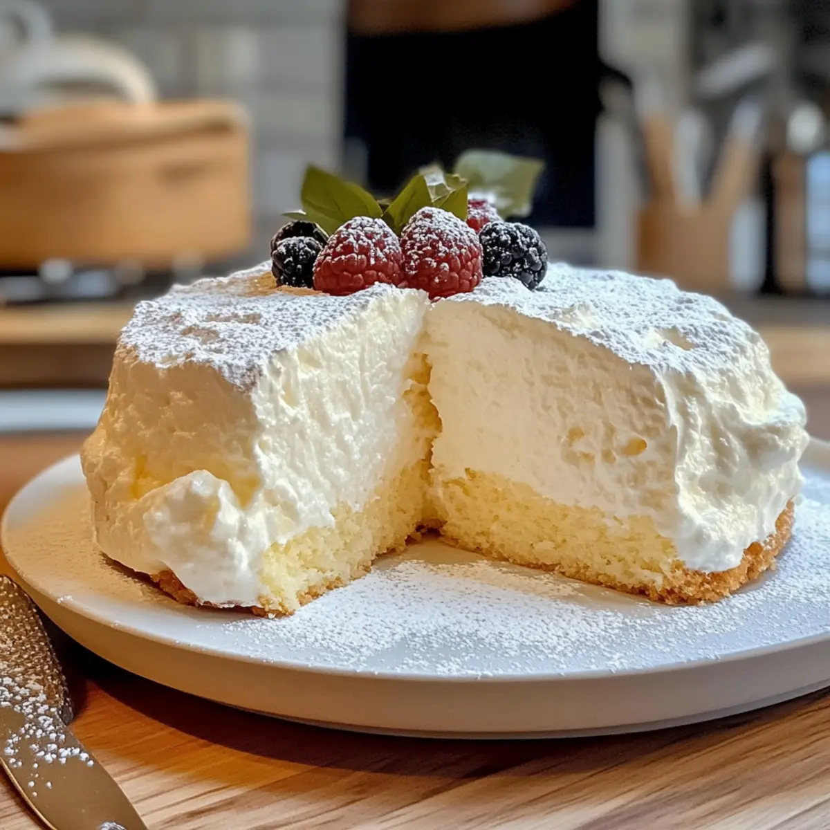 Light & Fluffy Yogurt Cloud Cake for a Dreamy Dessert Delight
