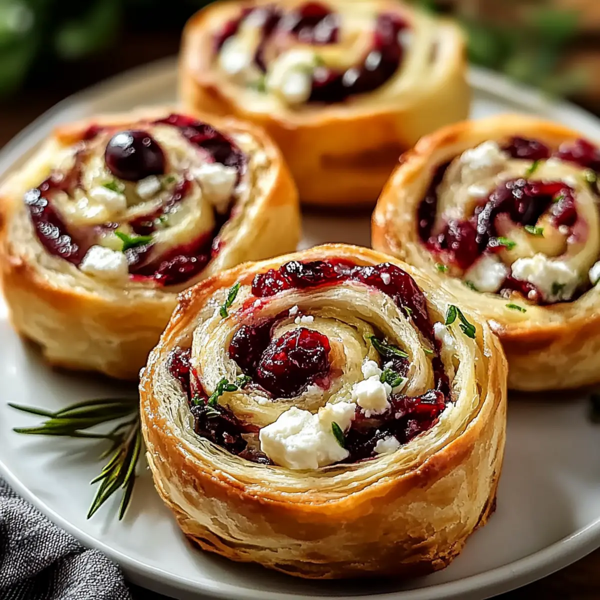 Delicious Christmas Cranberry Feta Pinwheels for Festive Feasts