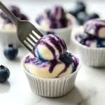 Blueberry Swirl Yogurt Bites