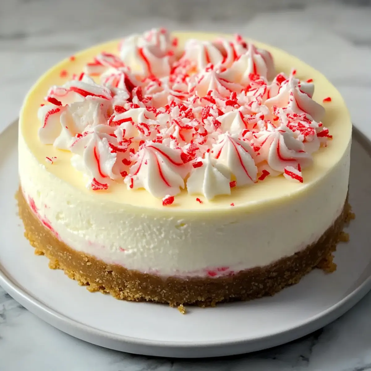 Irresistible White Chocolate Peppermint Cheesecake for the Holidays