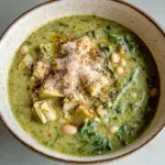 Spinach Artichoke White Bean Soup