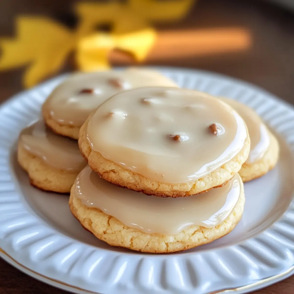 Chewy Maple Cookies with Maple Icing for Fall Bliss