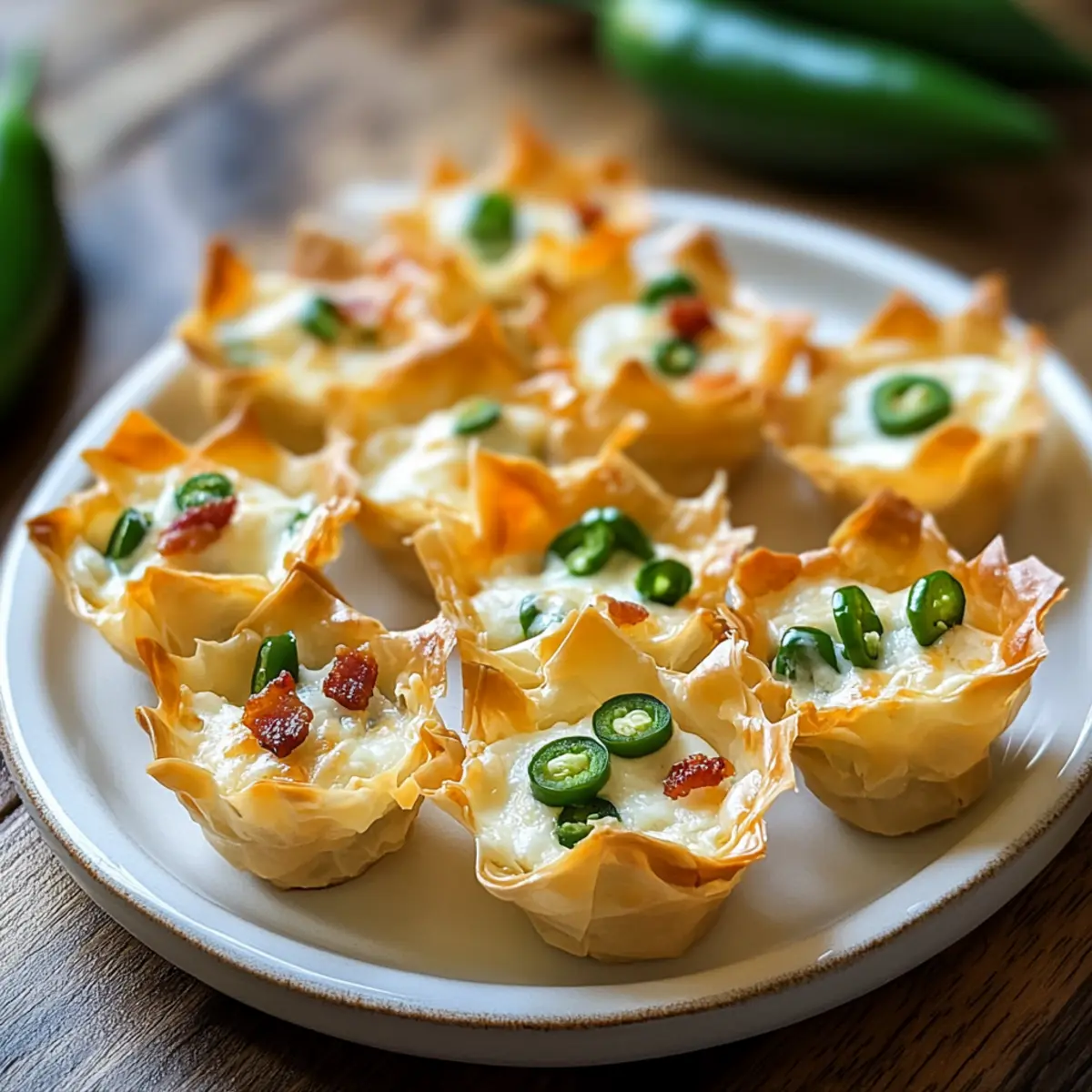 Cheesy Jalapeño Popper Bites Bursting with Flavorful Fun