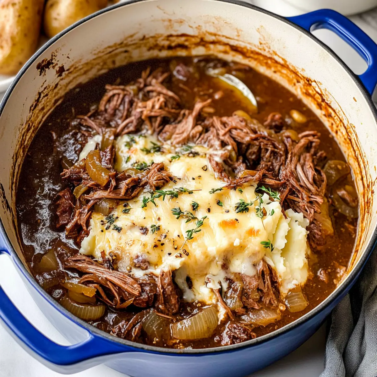 Melt-in-Your-Mouth French Onion Pot Roast for Cozy Nights