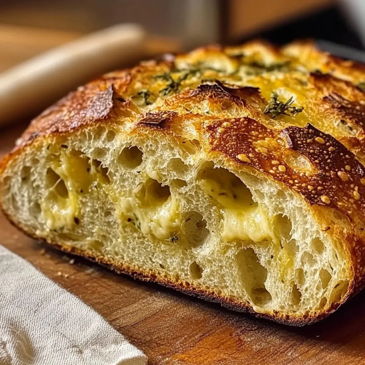 Italian Herb and Cheese Sourdough Bread That’s Irresistibly Good