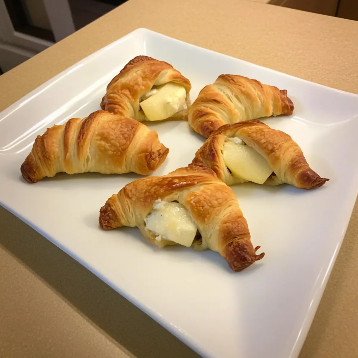 Irresistible Apple Brie Appetizer in Flaky Crescent Rolls