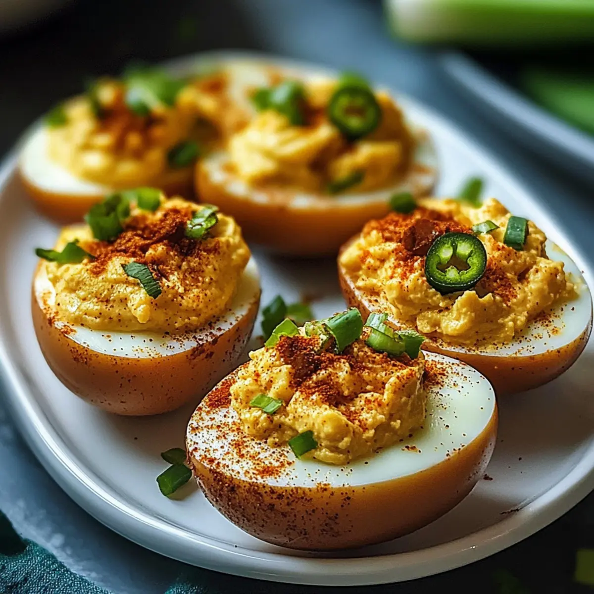 Spicy Bayou Deviled Eggs That Ignite Your Taste Buds