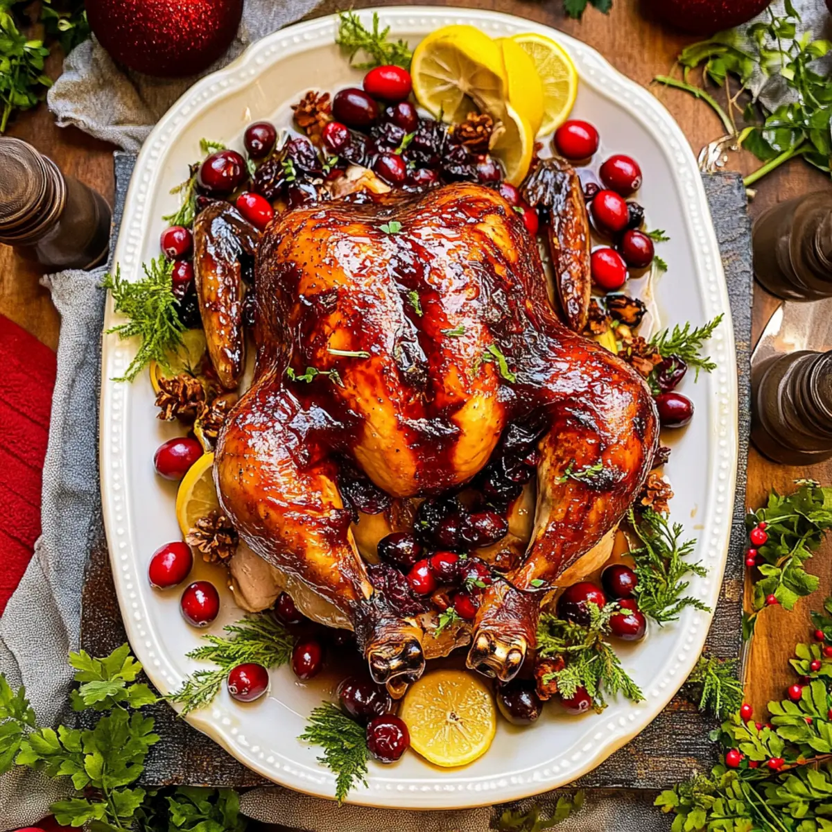 Cranberry Maple Roast Chicken: Your Holiday Flavor Hero