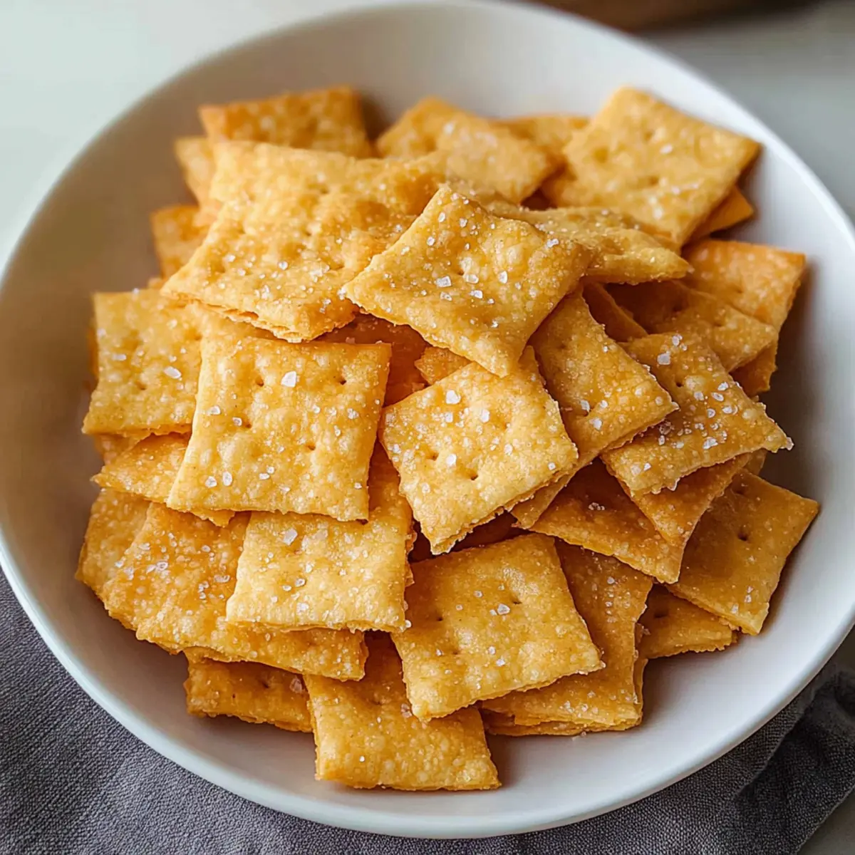 Sourdough Cheese Crackers: Crispy, Guilt-Free Snack Delight