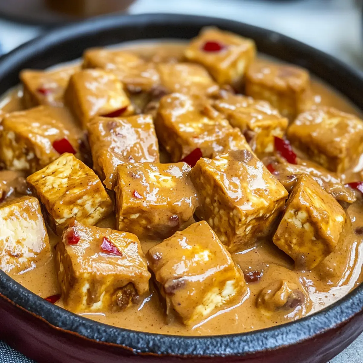 Spicy Peanut Tofu: Your Quick Vegan Dinner Fix