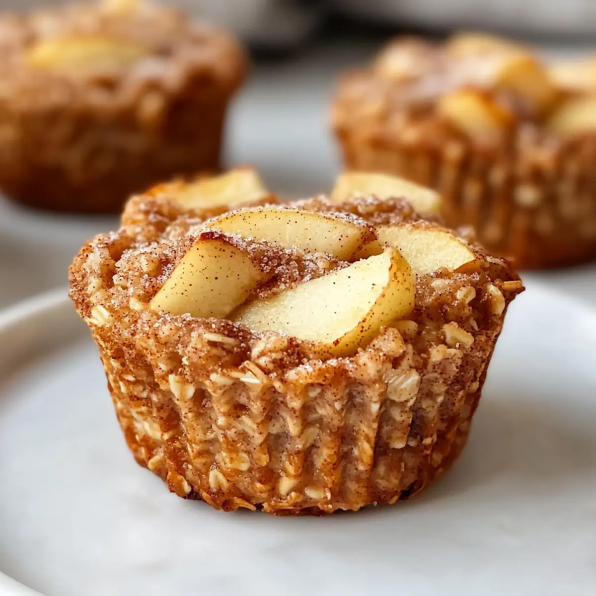 Tasty Baked Apple Cinnamon Oatmeal Cups for Cozy Mornings
