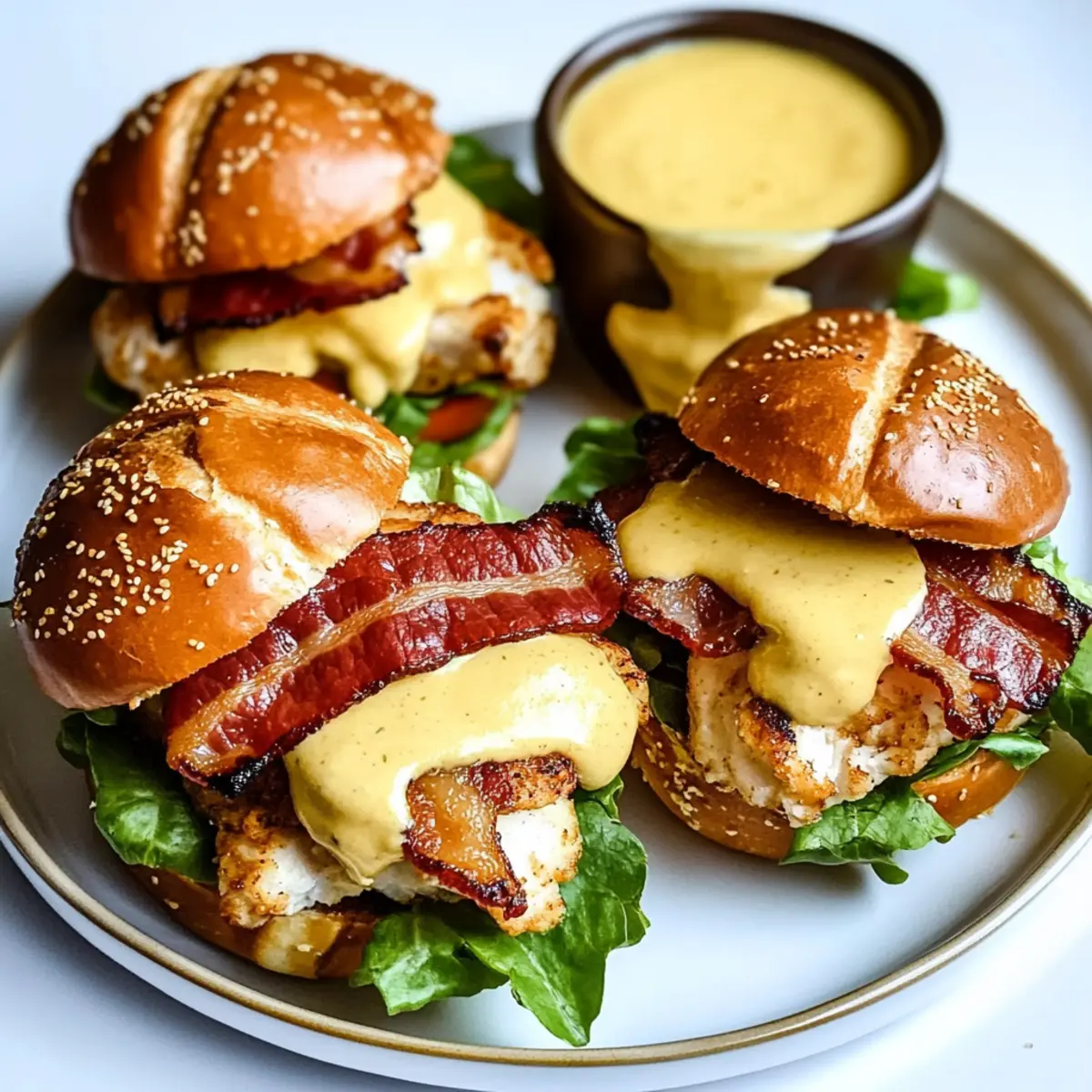 Irresistible Honey Mustard BLT Chicken Sliders for a Cozy Night