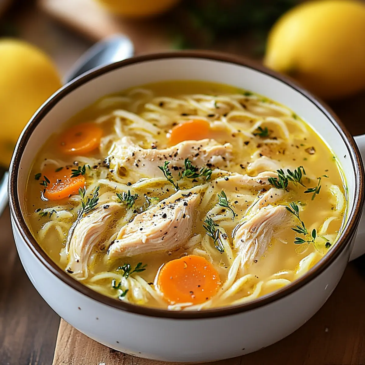 Comforting Greek Lemon Chicken Soup for Cozy Nights