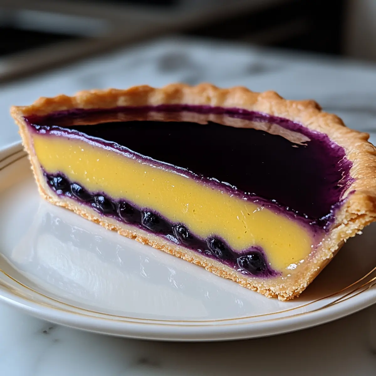 Delicious Blueberry-Lemon Curd Tart for a Perfect Spring Day