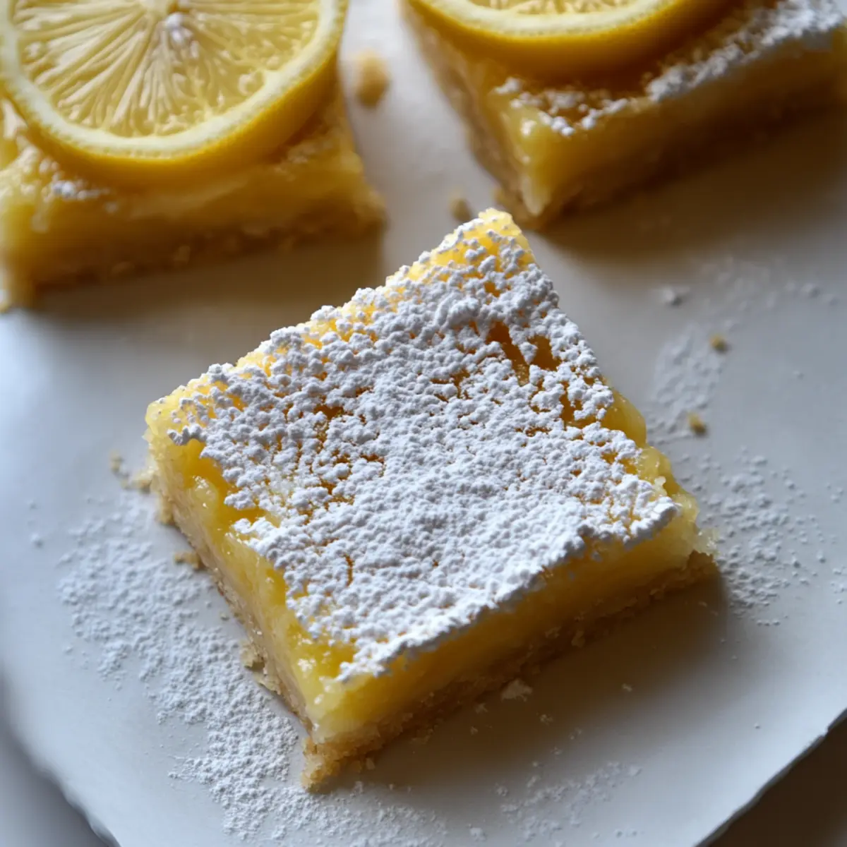 Zesty Sourdough Lemon Bars with Buttery Crust Delight