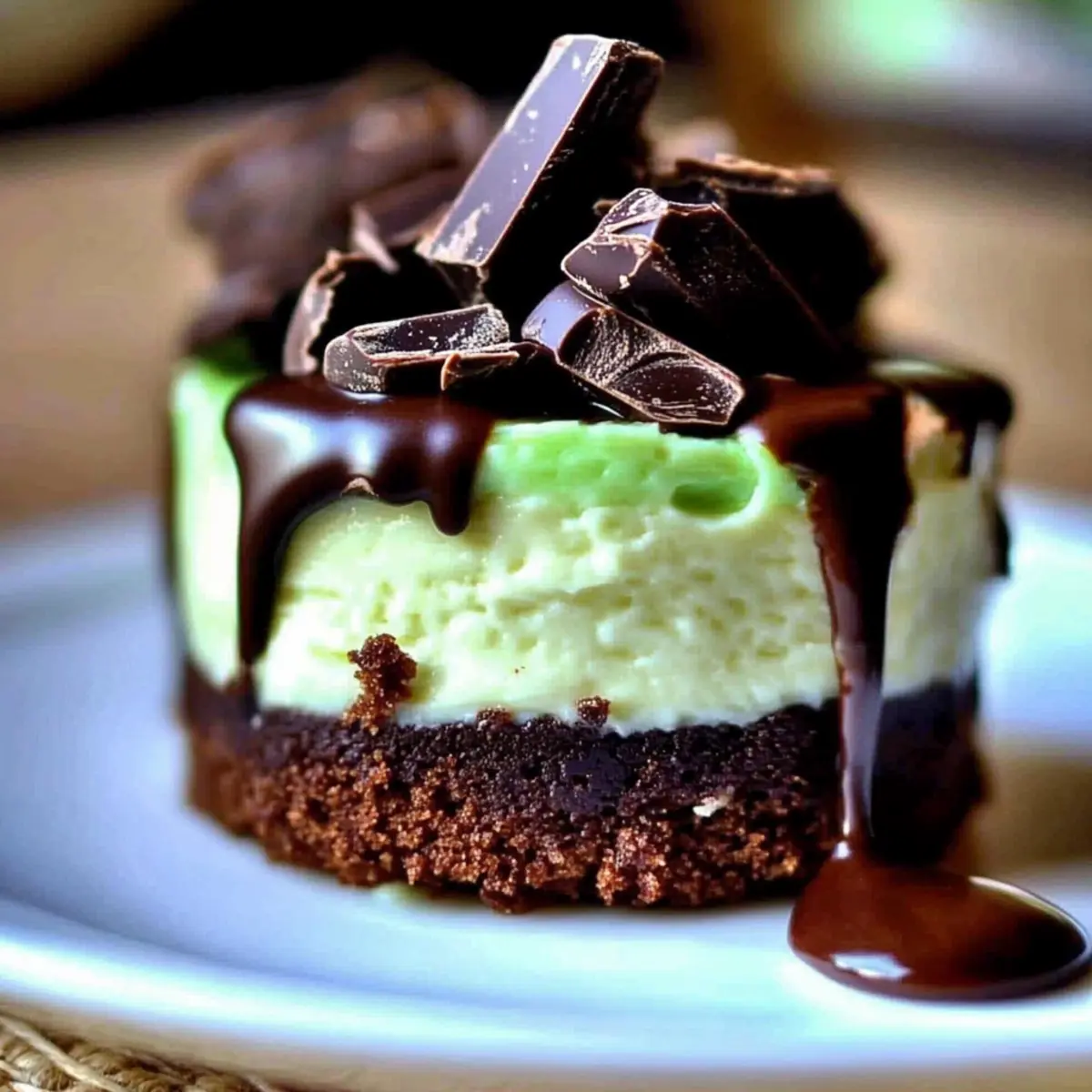Andes Mint Mini Cheesecakes: A Creamy Minty Delight