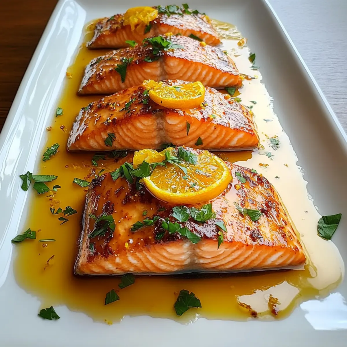 Savor Quick Orange Glazed Salmon in Just 25 Minutes