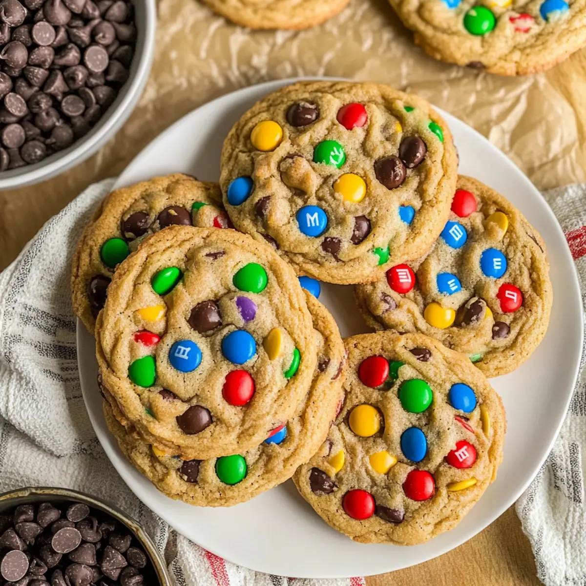 Peanut Butter M&M Cookies: Melt-in-Your-Mouth Delight!