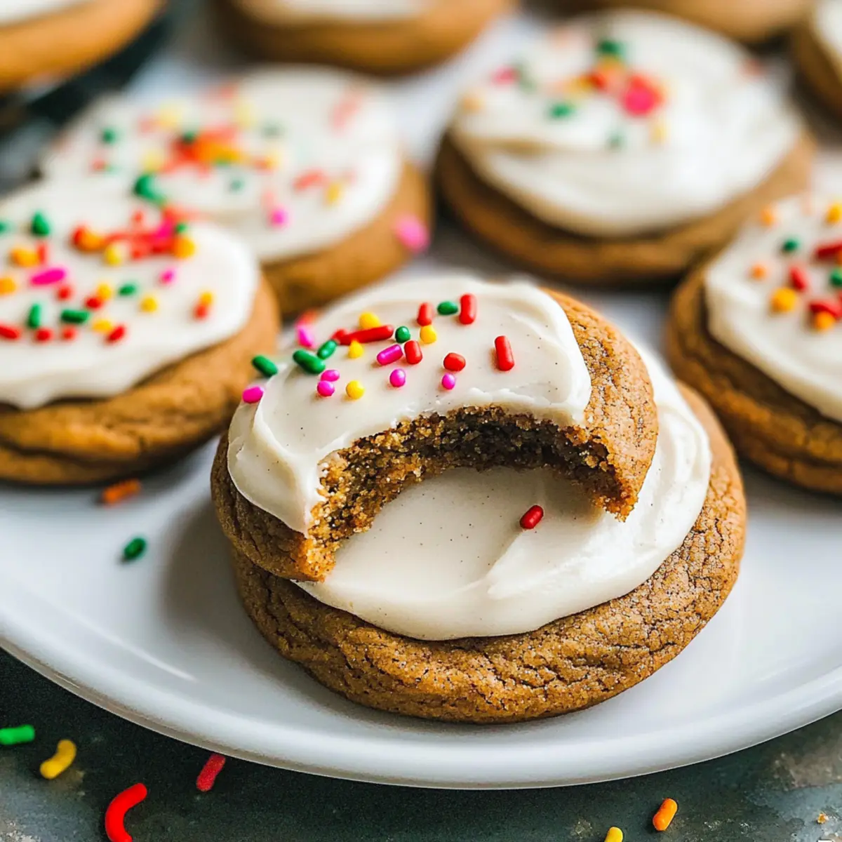 Soft Gingerbread Cookies That Melt in Your Mouth