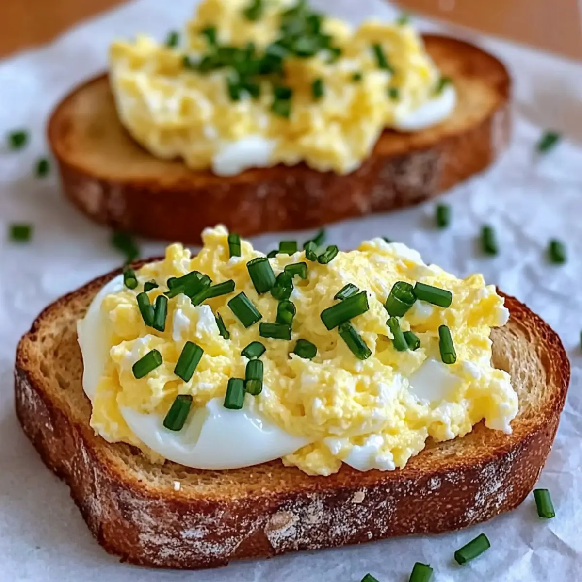 Creamy Egg and Ricotta Toast for a Perfect Morning Boost